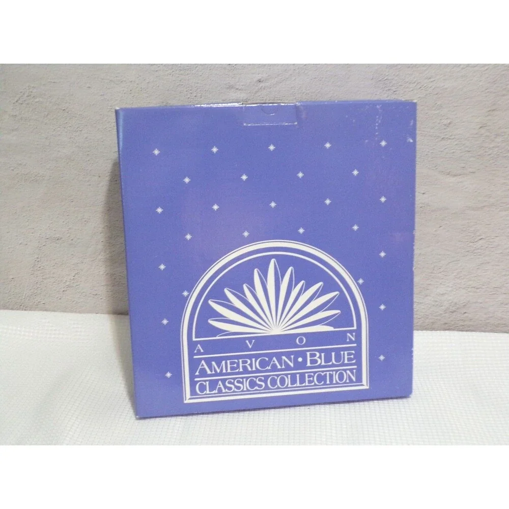 Avon American Blue Classic Collection‎ Set Of 2 Water Goblets NIB